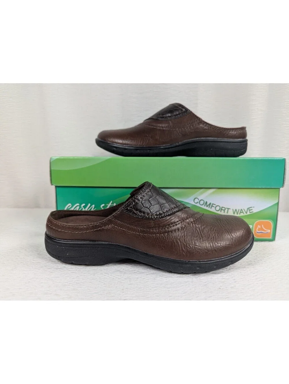 Easy Street - Women's - Parley - Mule Tan/Brown Croco - Size: 5M